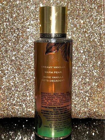 Victoria s Secret Bare Vanilla Noir Vücut Spreyi