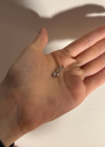 Kadın Çelik Piercing 2 adet - Görsel 2