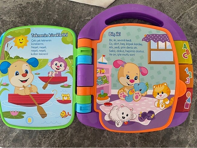  Beden Fisher price eğitici kitap