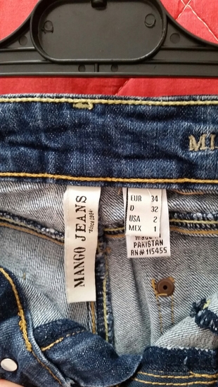 34 Beden Mango Jeans Miriam Style 
