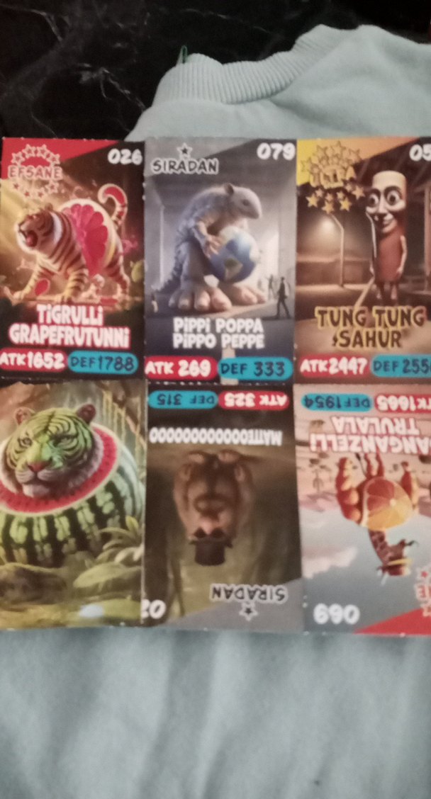 Tung Tung Sahur Sticker Kartları - Görsel 2