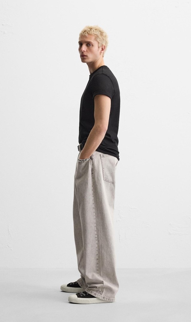 Zara Baggy Jean - Görsel 4