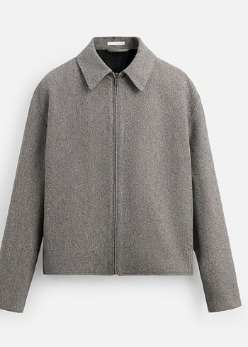 Zara Sıfır Etiketli Kahverengi Crop Ceket - Görsel 7