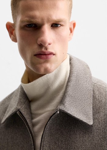 Zara Sıfır Etiketli Kahverengi Crop Ceket - Görsel 6