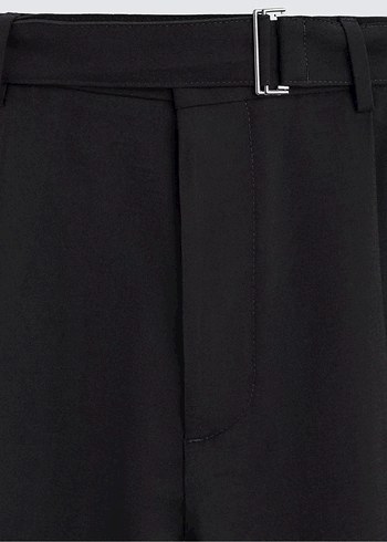 Zara Kemerli Ve Pilili Relaxed Fıt Pantolon - Görsel 7