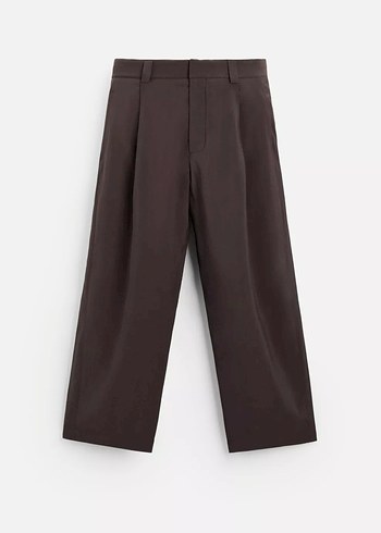 Zara Sıfır Etiketli Relaxed Fıt Dökümlü Pantolon - Görsel 6