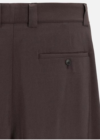 Zara Sıfır Etiketli Relaxed Fıt Dökümlü Pantolon - Görsel 9