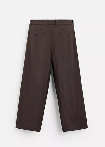 Zara Sıfır Etiketli Relaxed Fıt Dökümlü Pantolon - Görsel 7