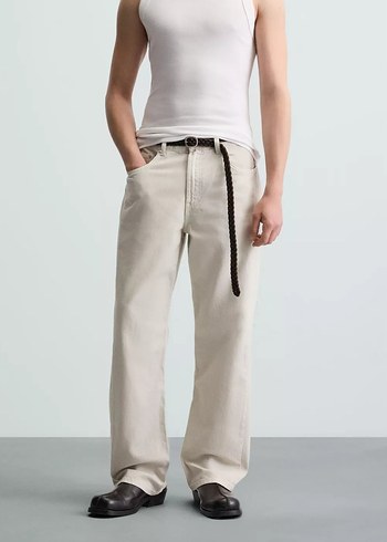 Zara Relaxed Straıght Fıt Pantolon - Görsel 4