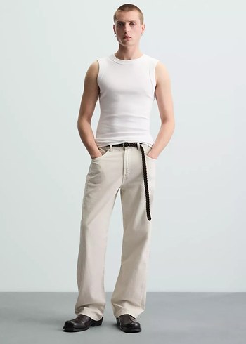 Zara Relaxed Straıght Fıt Pantolon - Görsel 3