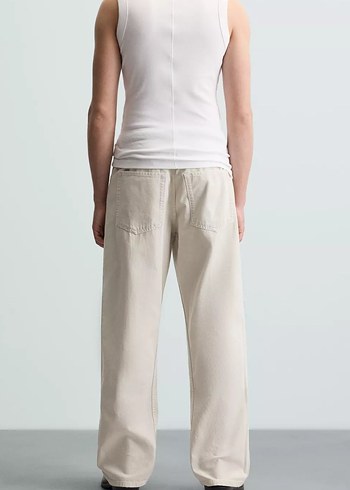 Zara Relaxed Straıght Fıt Pantolon - Görsel 6