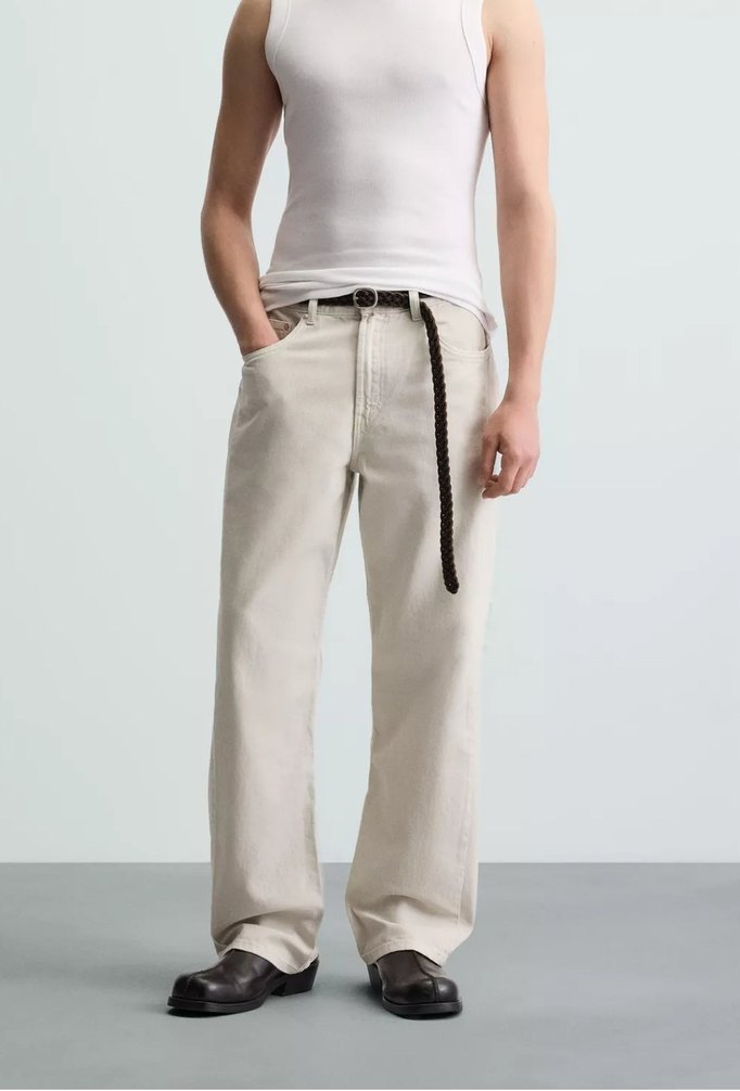 Zara Relaxed Straıght Fıt Pantolon - Görsel 4