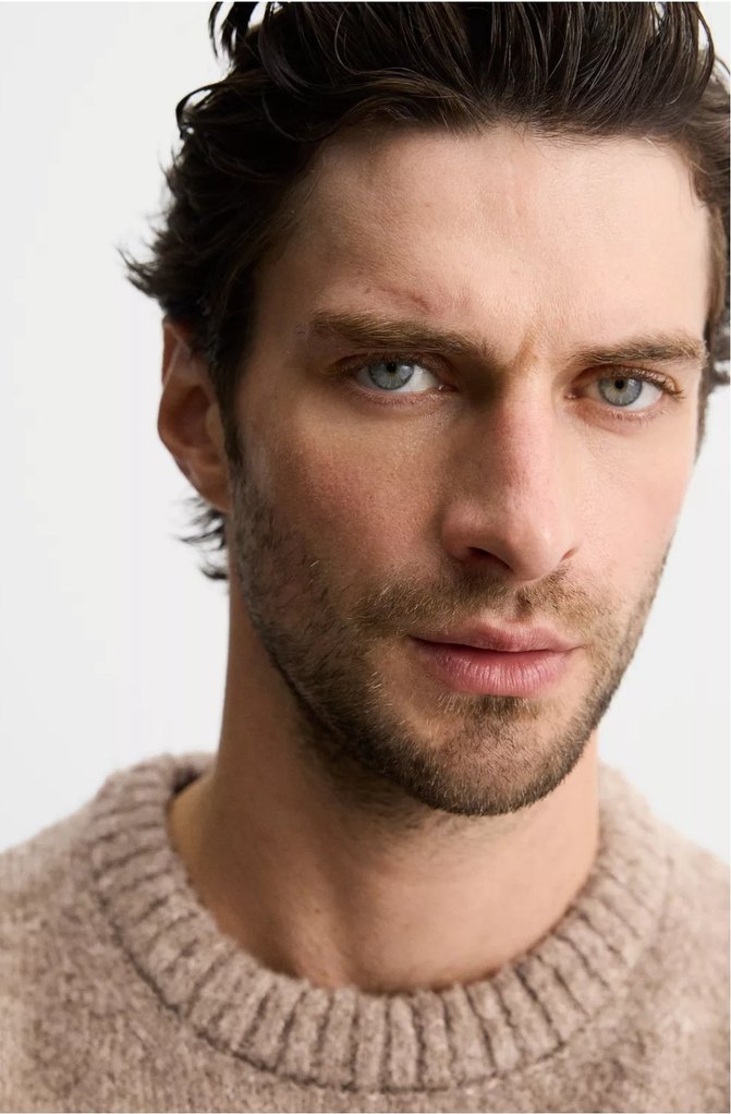 Zara Yünlü Relaxed Fıt Kazak - Görsel 5