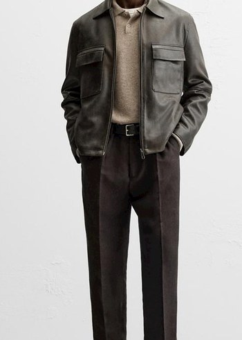 Zara Deri Ceket - Görsel 2