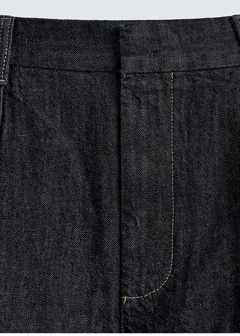 Zara Pilili Geniş Paça Jean - Görsel 9