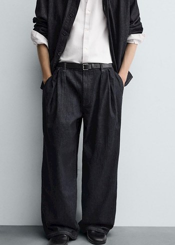 Zara Pilili Geniş Paça Jean - Görsel 2