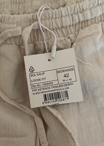 Keten pantolon - Görsel 3