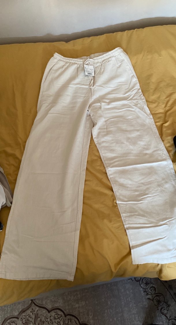 Keten pantolon - Görsel 4