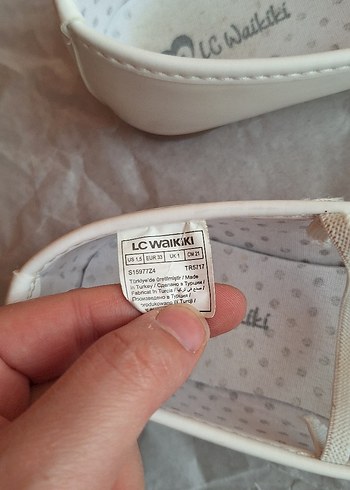 Kız Çocuk Beyaz Fiyonklu Babet - Görsel 5