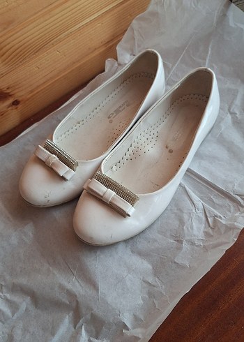 Kız Çocuk Beyaz Babet - Görsel 4