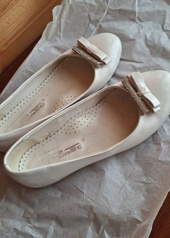 Kız Çocuk Beyaz Babet - Görsel 3