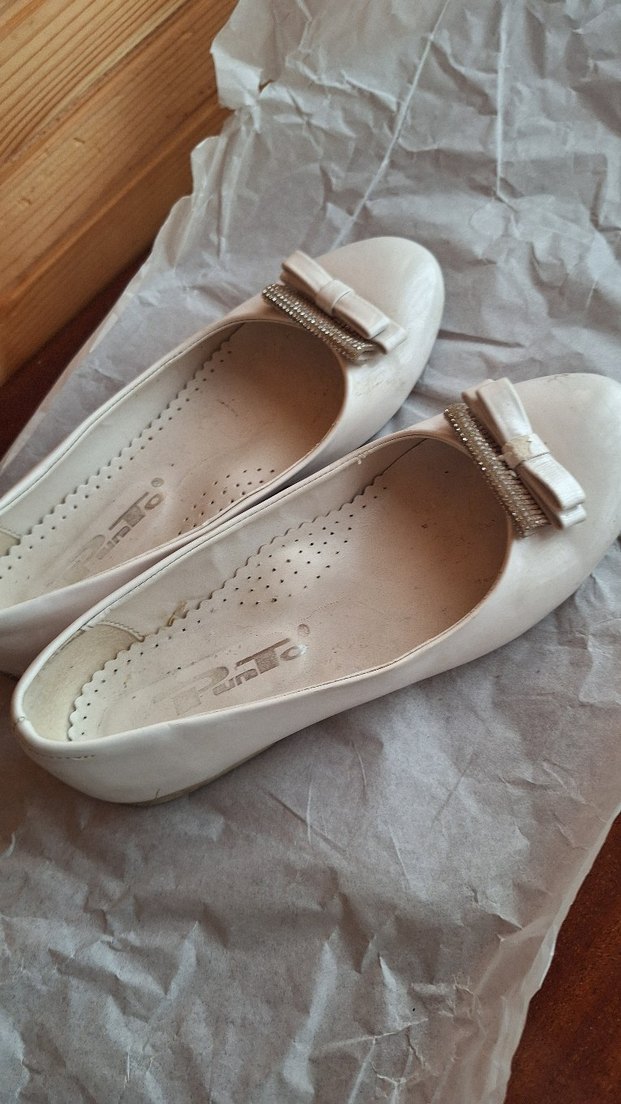 Kız Çocuk Beyaz Babet - Görsel 3