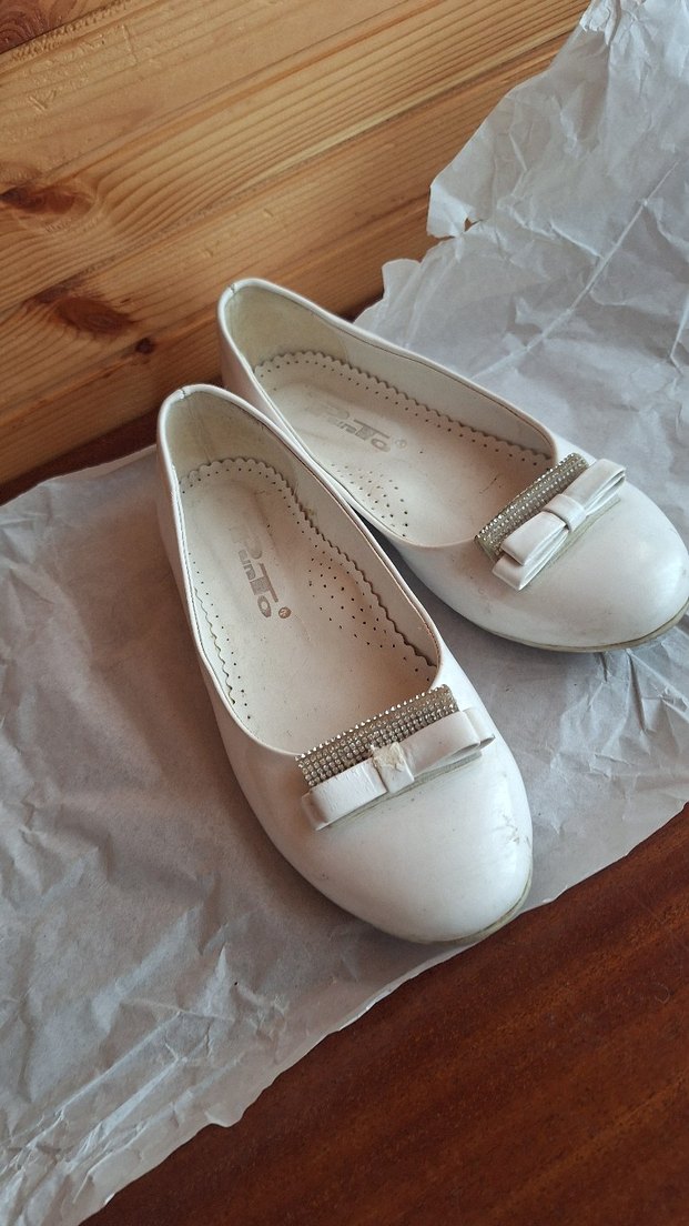 Kız Çocuk Beyaz Babet - Görsel 2