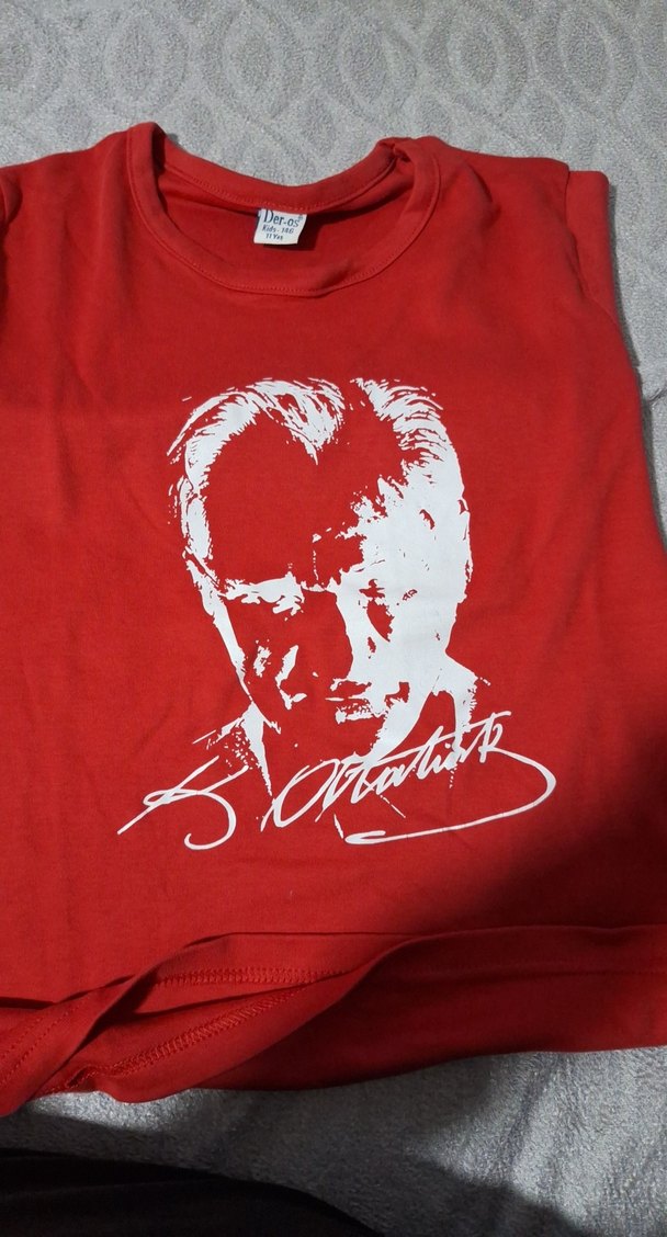 atatürk baskılı tişört - Görsel 3