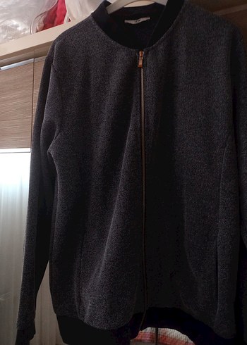 LC Waikiki Gri Fermuarlı Ceket