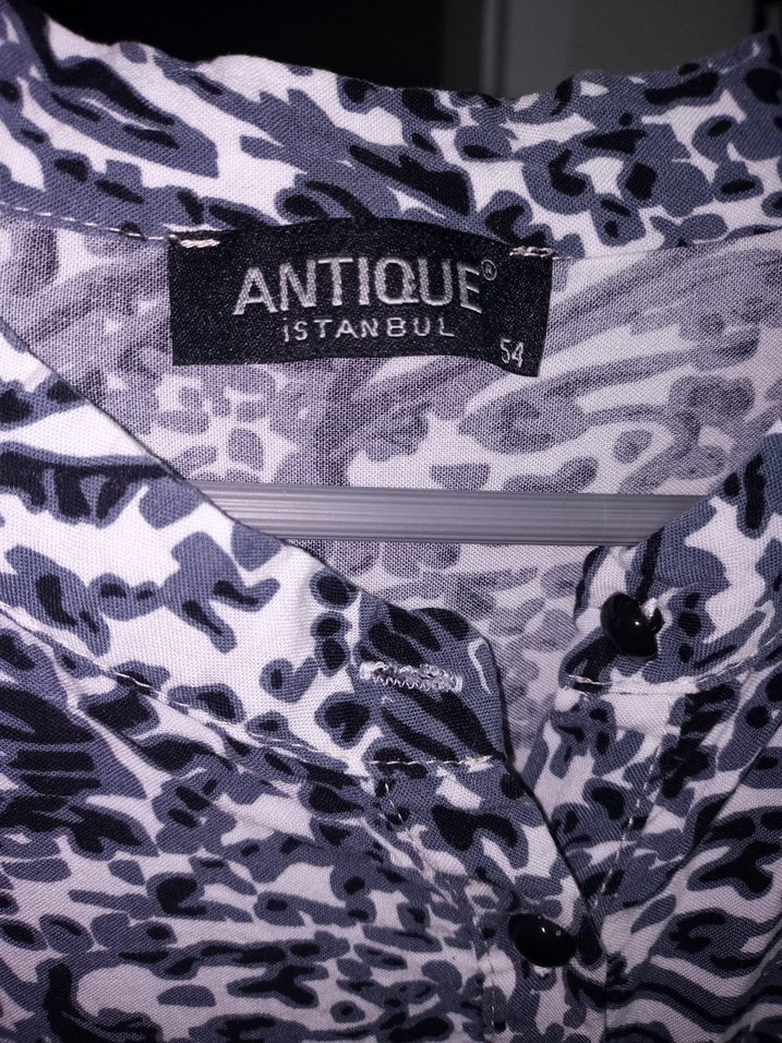 Bohem Siyah Gri Uzun Piliseli Elbise - Görsel 3