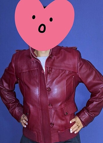 Hakiki Deri Bomber Mont