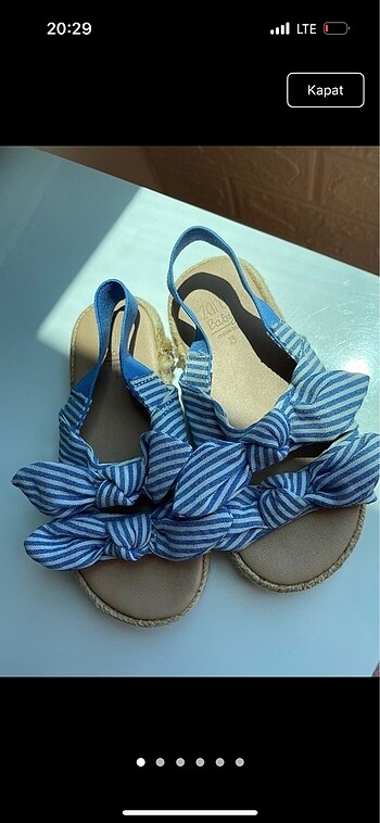 Zara Bebek Sandalet