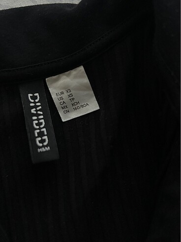 H&M Hm siyah elbise