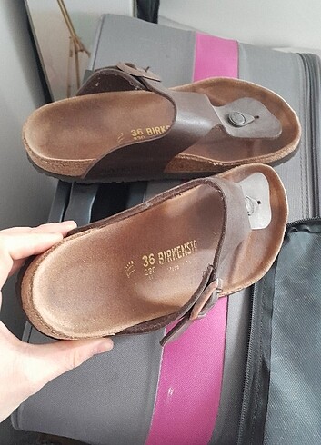 36 Beden kahverengi Renk Birkenstock terlik