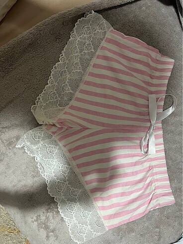 Diğer Pembe çizgili pijama altı