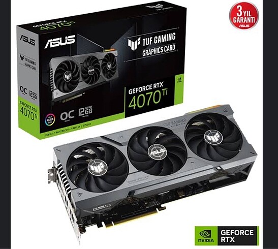 4070ti EKRAN KARTI 12GB GARANTİLİ