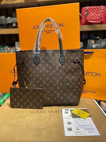 Beden kahverengi Renk Louis Vuitton Çanta Neverfull Seri Numaralı +A Kalite