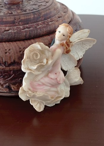 Renkli antik Pembe Biblo Seti Saatli - Görsel 4