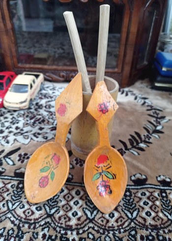 Ahşap Oyma ve Boyama Kaşık Seti - Görsel 2
