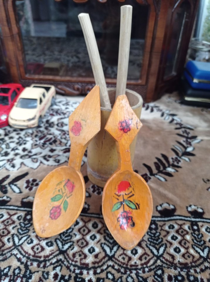 Ahşap Oyma ve Boyama Kaşık Seti - Görsel 2