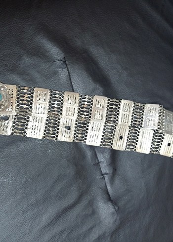 Turkuaz Taşlı Bohem Kadın Kemer - Görsel 2