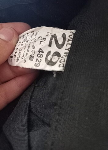 29 Beden Addax siyah bol paça pantolon