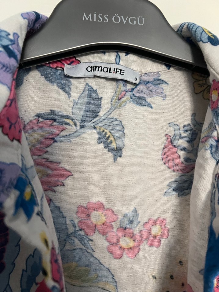 Çiçek Desenli Bohem elbise - Görsel 2