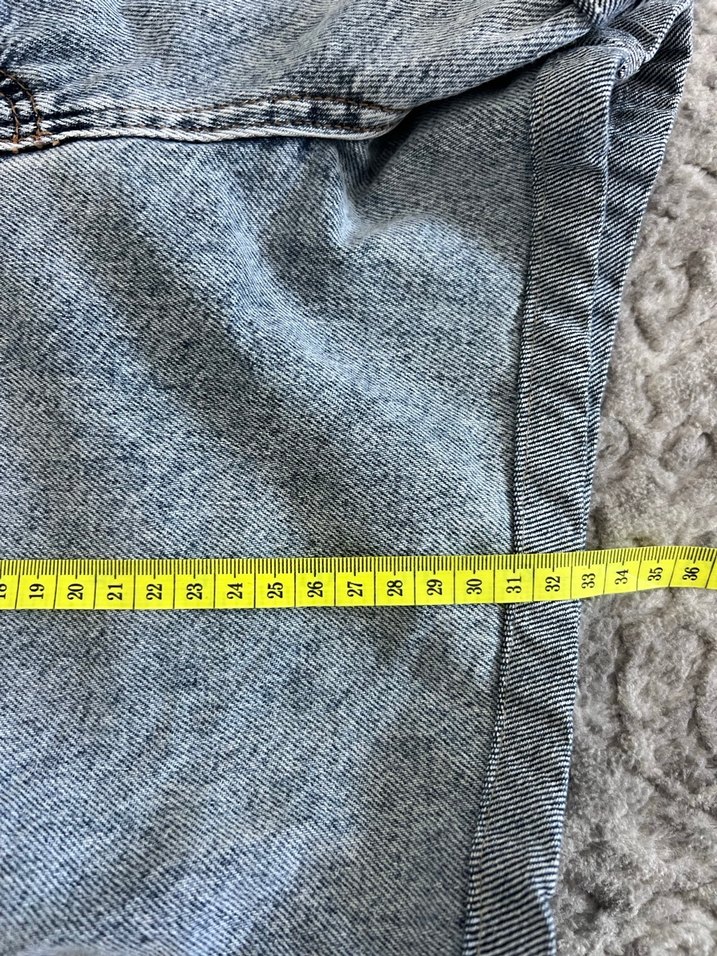 Açık mavi Kadın Kot Şort - Görsel 4