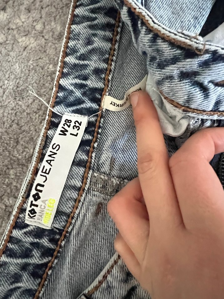 Açık mavi Kadın Kot Şort - Görsel 2