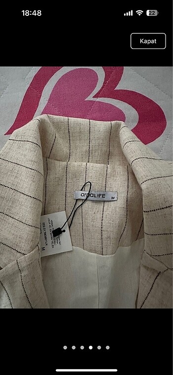 m Beden ten rengi Renk Crop blazer addax beyaz