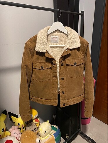 Pull&Bear Kahverengi Peluş Ceket