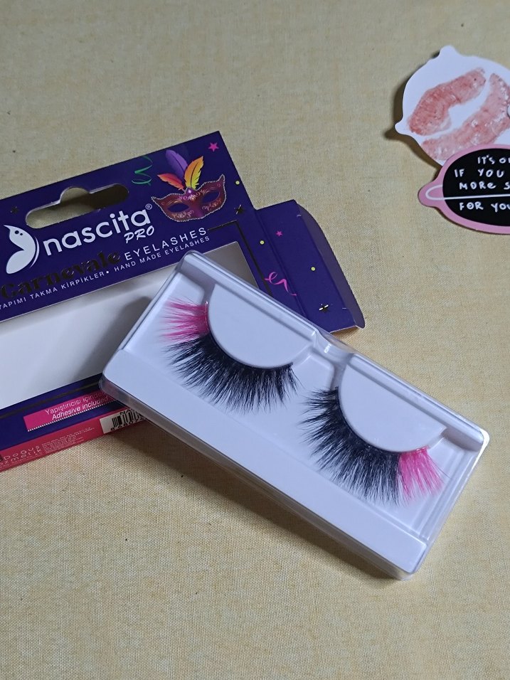 Uçları pembe nascita takma kirpik - Görsel 3