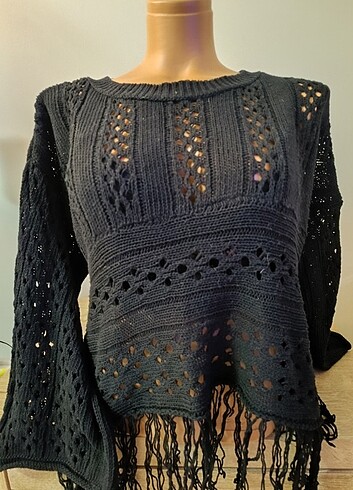 Delikli kazak - Görsel 2