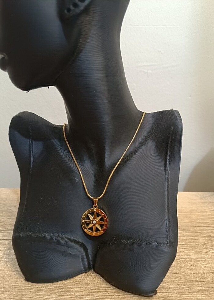 Gece çelik kolye  - Görsel 2